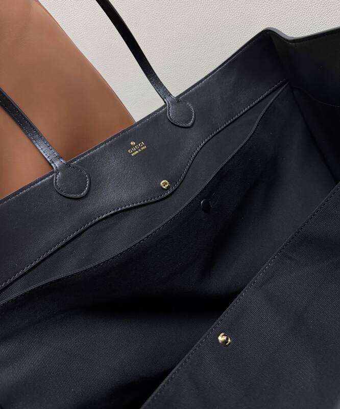 Gucci Black leather tote — Premium Replica