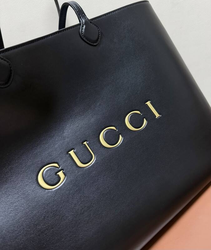 Gucci Black leather tote — Premium Replica