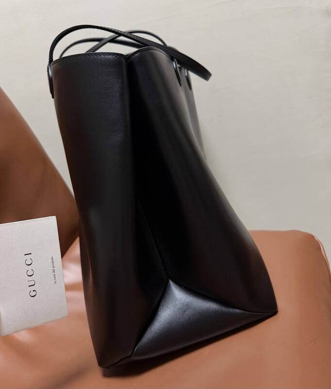 Gucci Black leather tote — Premium Replica