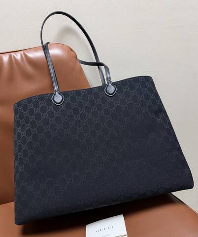 Gucci Black GG canvas 42cm tote Top Quality Replica