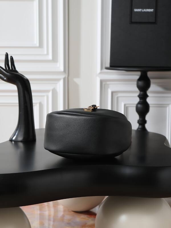 Saint Laurent Le 37 Bucket Bag Black leather shoulder — Top Quality Replica
