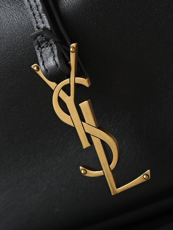 Saint Laurent Le 37 Bucket Bag Black leather shoulder — Top Quality Replica