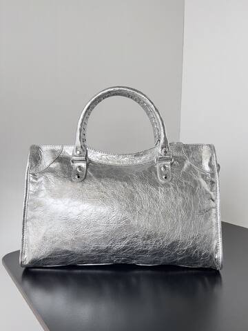 Balenciaga City Silver 38x28x15cm shoulder bag AAA Quality Replica