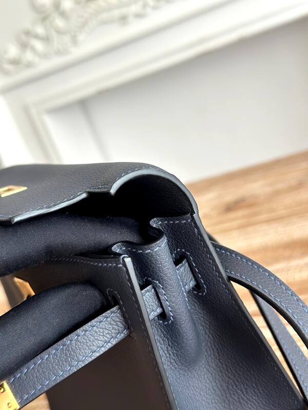 Hermes Kelly Danse Black crossbody — Top Quality Replica