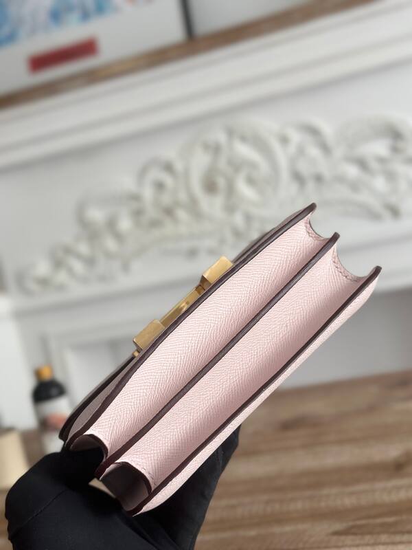 Hermes Constance Light Pink crossbody — 1:1 Replica