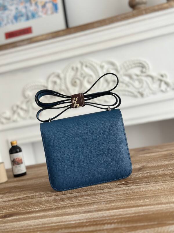 Hermes Constance Blue crossbody — 1:1 Replica