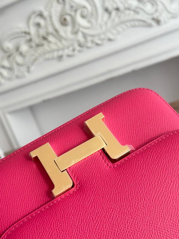 Hermes Constance Pink crossbody — 1:1 Replica
