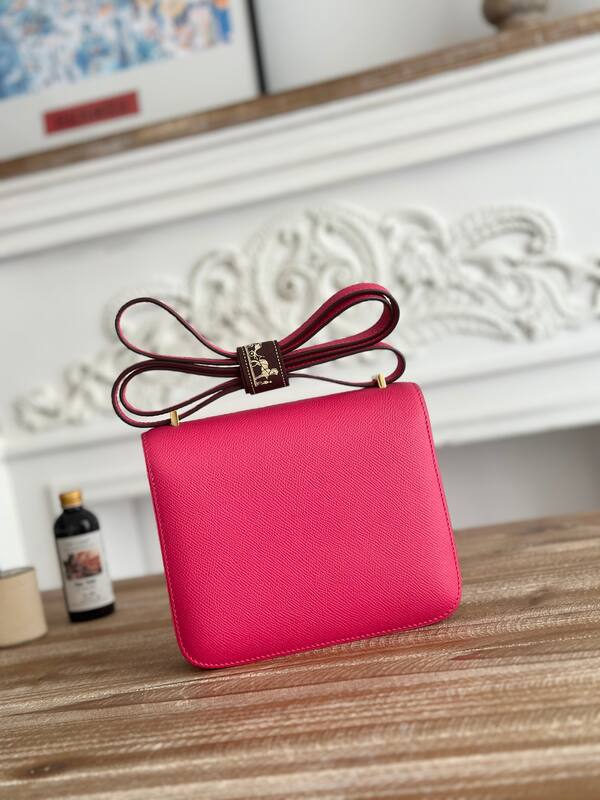 Hermes Constance Pink crossbody — 1:1 Replica