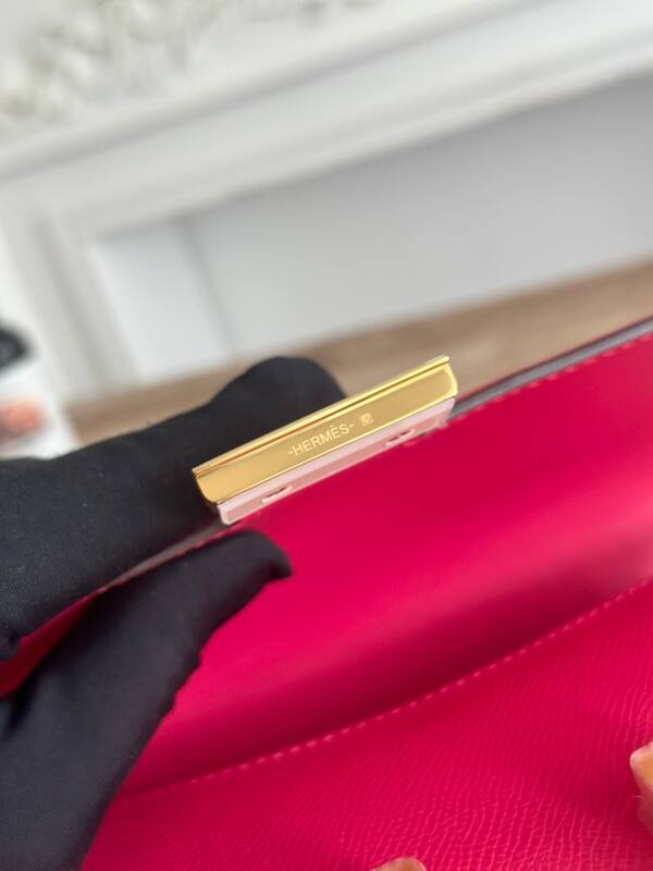 Hermes Constance Pink crossbody — 1:1 Replica