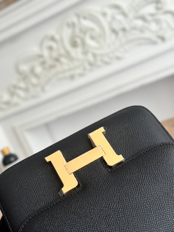 Hermes Constance Black crossbody — AAA Quality Replica