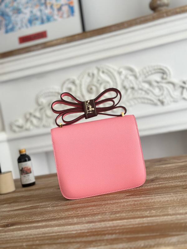 Hermes Constance Pink crossbody — 1:1 Replica