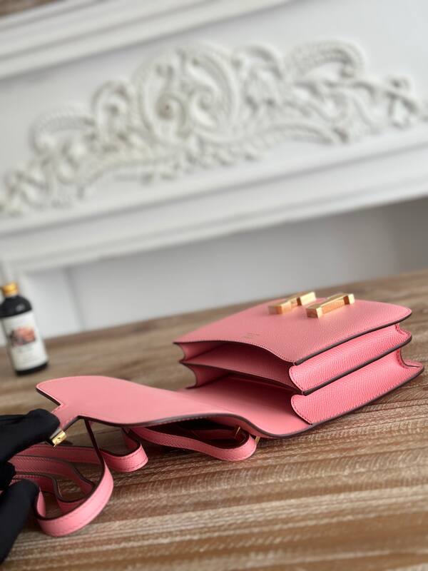 Hermes Constance Pink crossbody — 1:1 Replica