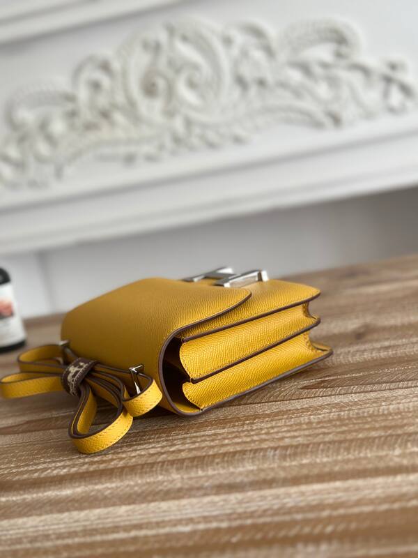 Hermes Constance Yellow crossbody — 1:1 Replica