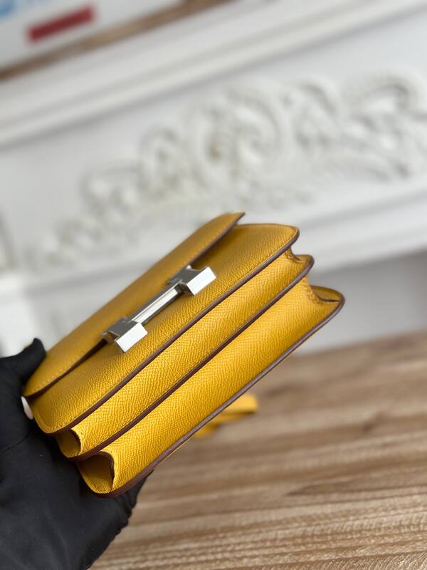Hermes Constance Yellow crossbody — 1:1 Replica