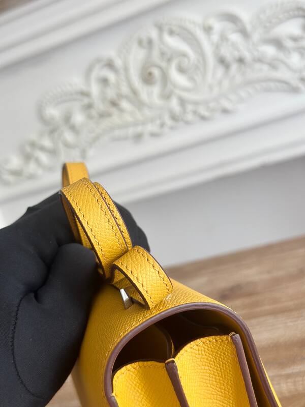 Hermes Constance Yellow crossbody — 1:1 Replica