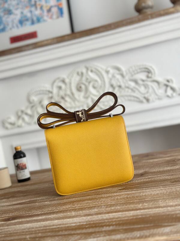 Hermes Constance Yellow crossbody — 1:1 Replica