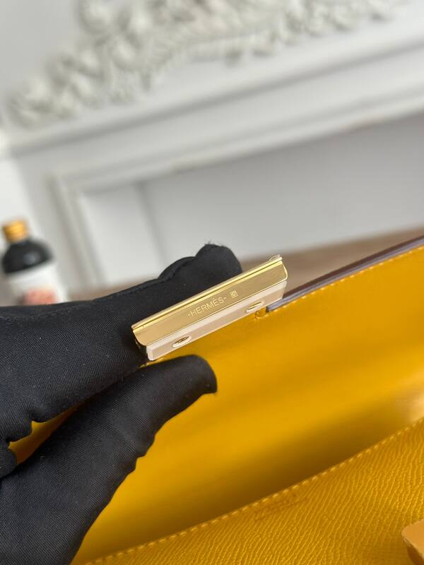 Hermes Constance Yellow crossbody — Premium Replica