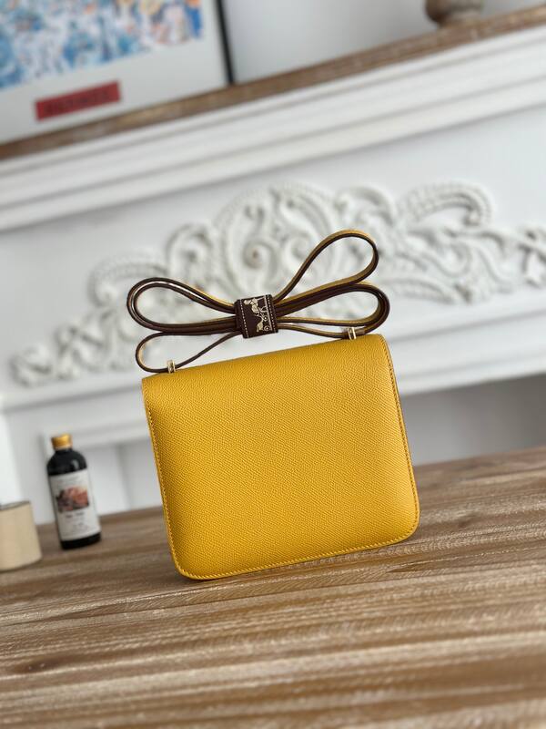 Hermes Constance Yellow crossbody — Premium Replica