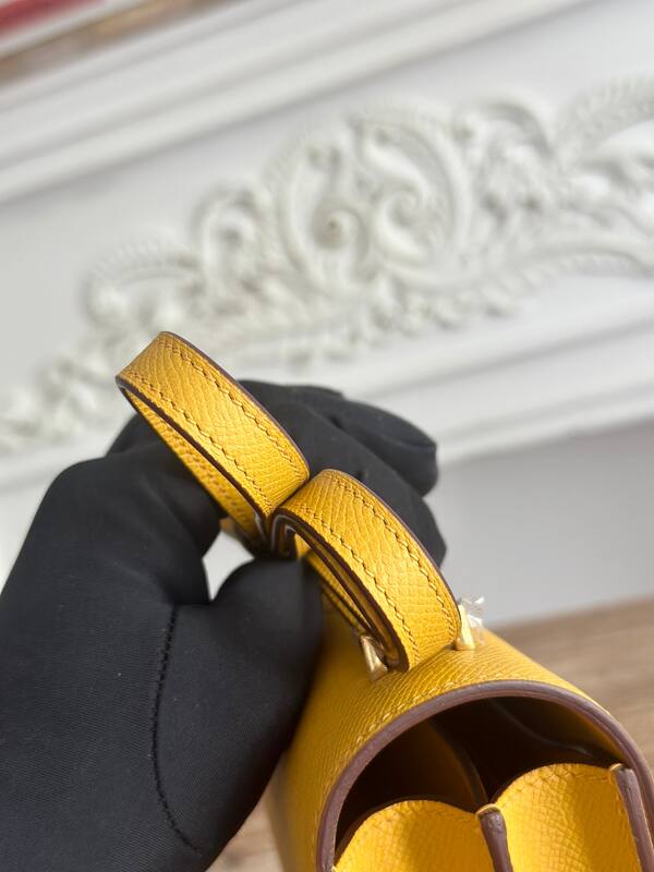 Hermes Constance Yellow crossbody — Premium Replica