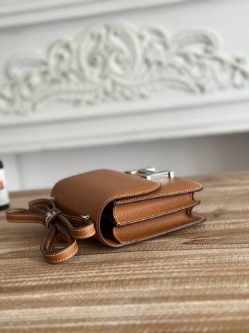 Hermes Constance Gold crossbody 1 1 Replica