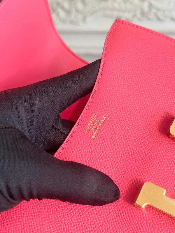 Hermes Constance Pink crossbody — Premium Replica