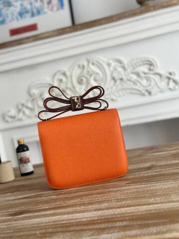 Hermes Constance Orange Epsom shoulder Top Quality Replica
