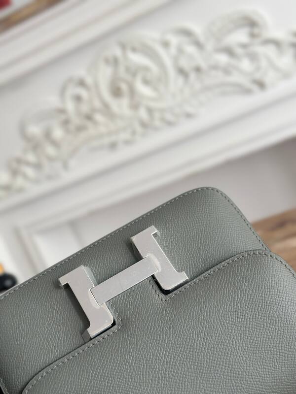 Hermes Constance Grey crossbody — 1:1 Replica