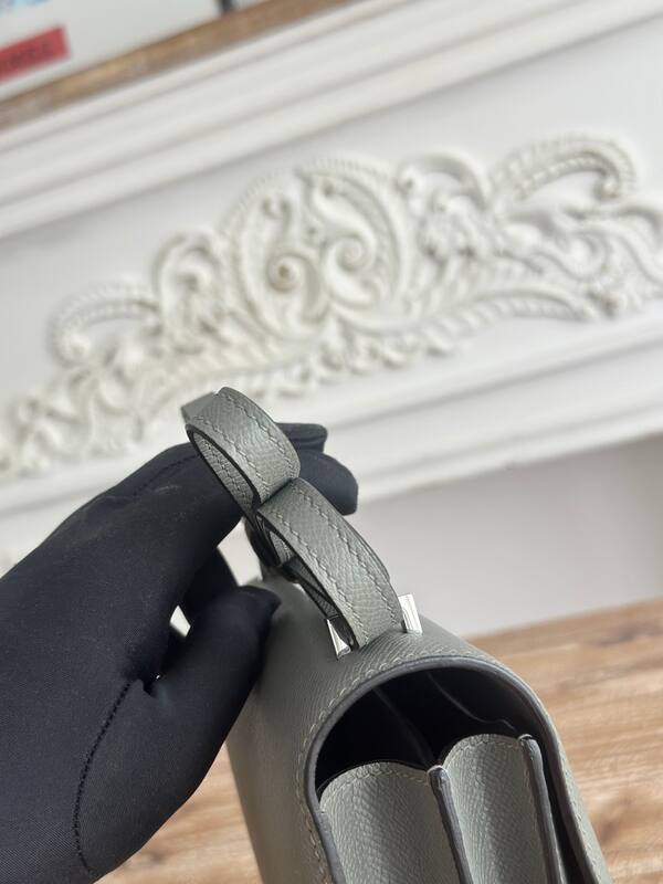 Hermes Constance Grey crossbody — 1:1 Replica