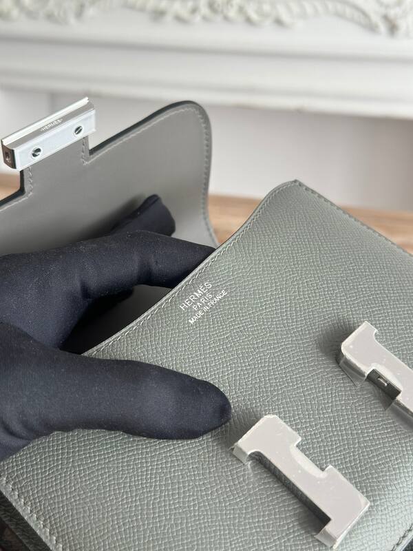 Hermes Constance Grey crossbody — 1:1 Replica