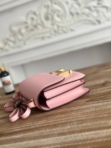 Hermes Constance Pink crossbody 1 1 Replica