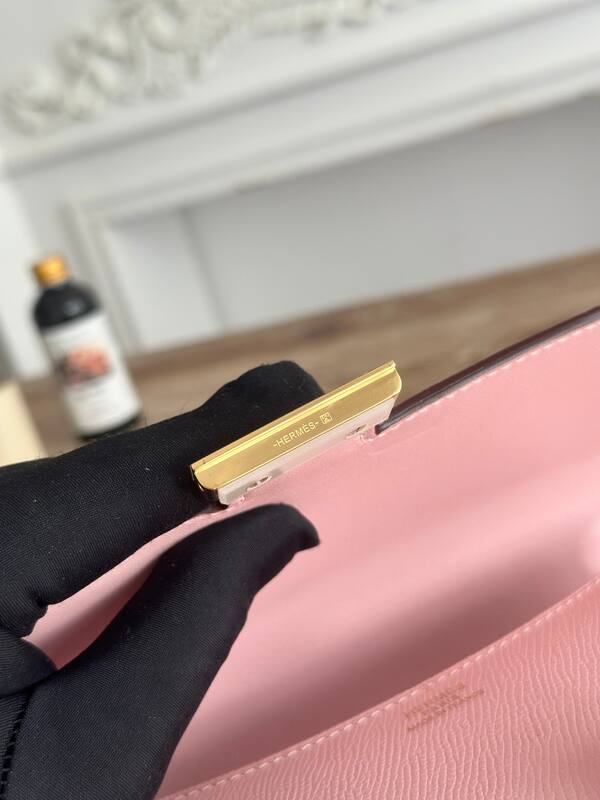 Hermes Constance Pink crossbody — 1:1 Replica