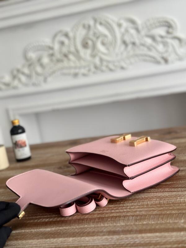 Hermes Constance Pink crossbody — 1:1 Replica