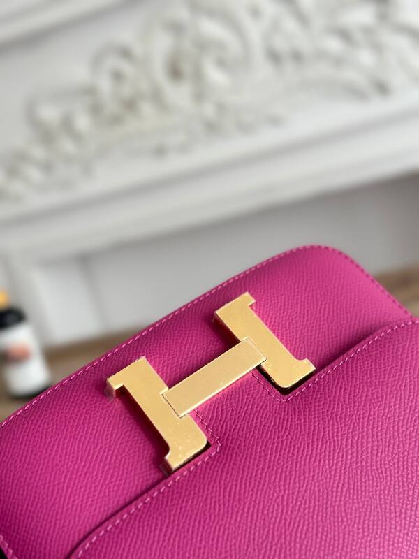 Hermes Constance Pink crossbody — 1:1 Replica