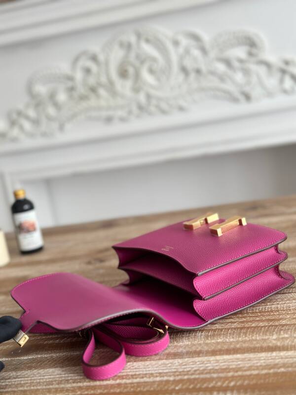 Hermes Constance Pink crossbody — 1:1 Replica