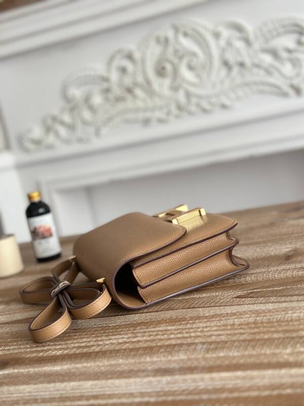 Hermes Constance Gold Tan Epsom crossbody — AAA Quality Replica