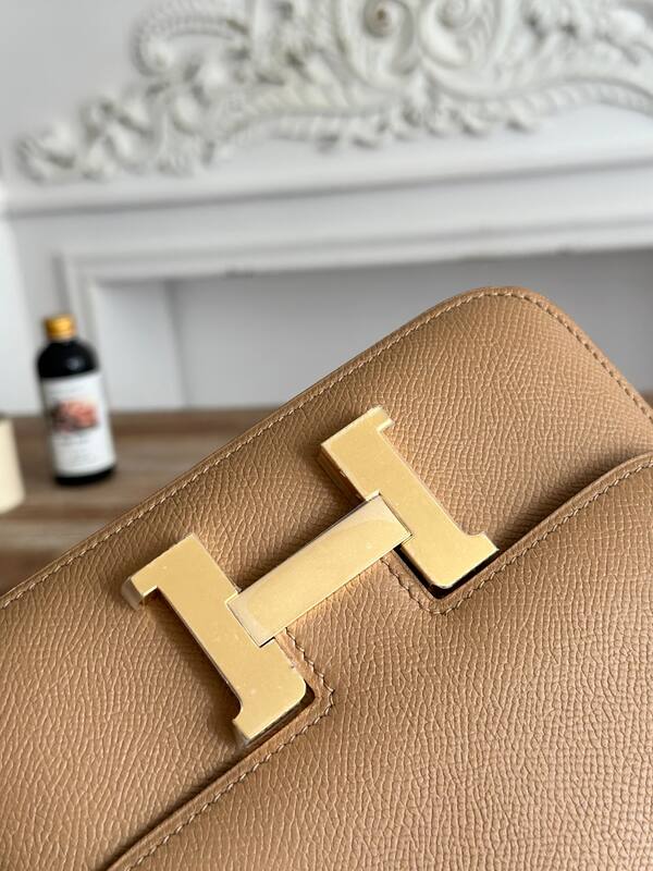 Hermes Constance Gold Tan Epsom crossbody — AAA Quality Replica