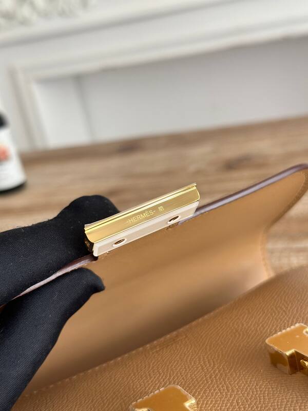 Hermes Constance Gold Tan Epsom crossbody — AAA Quality Replica