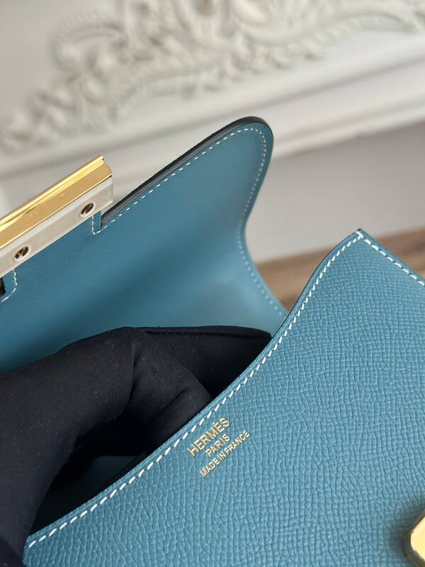 Hermes Constance Blue crossbody — 1:1 Replica