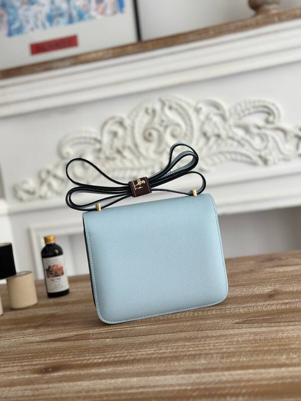 Hermes Constance Light Blue shoulder — AAA Quality Replica