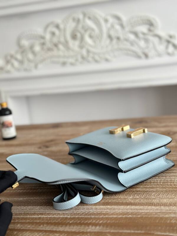 Hermes Constance Light Blue shoulder — AAA Quality Replica