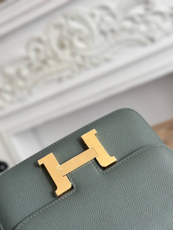 Hermes Constance Grey crossbody — 1:1 Replica