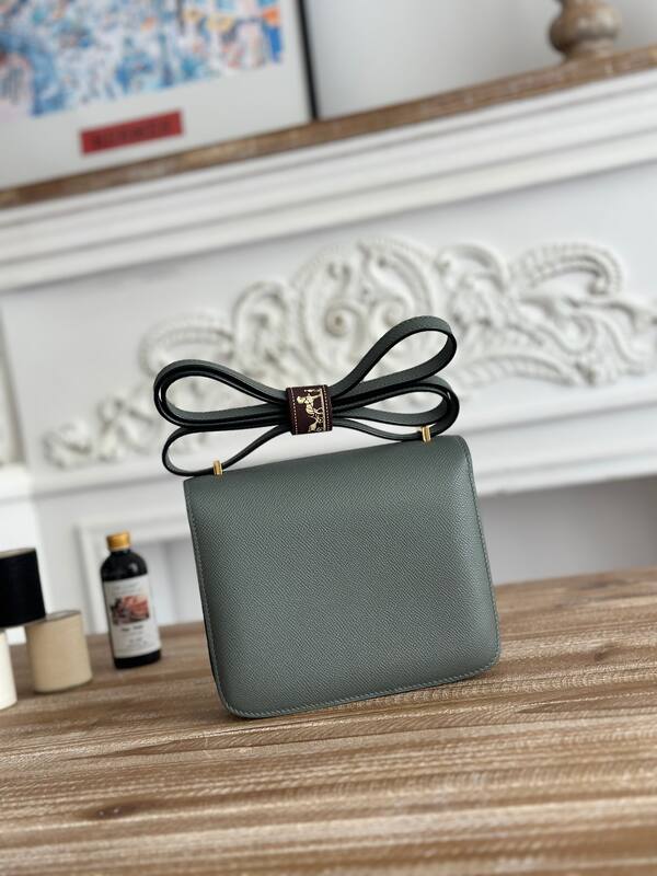 Hermes Constance Grey crossbody — 1:1 Replica