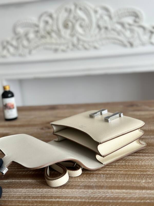 Hermes Constance Cream crossbody — Top Quality Replica