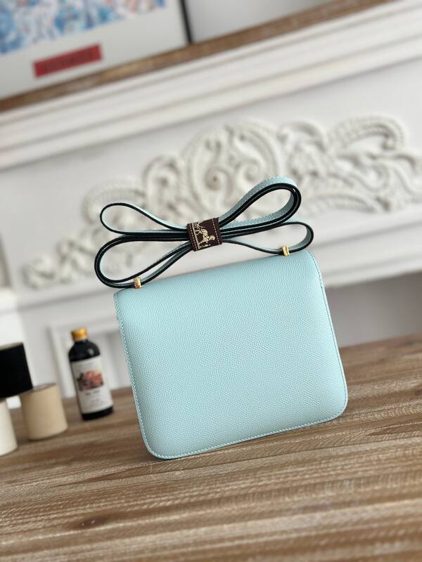 Hermes Constance Light blue crossbody — Top Quality Replica