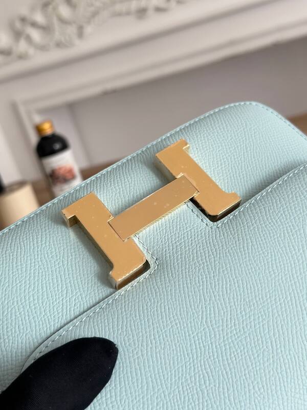 Hermes Constance Light blue crossbody — Top Quality Replica