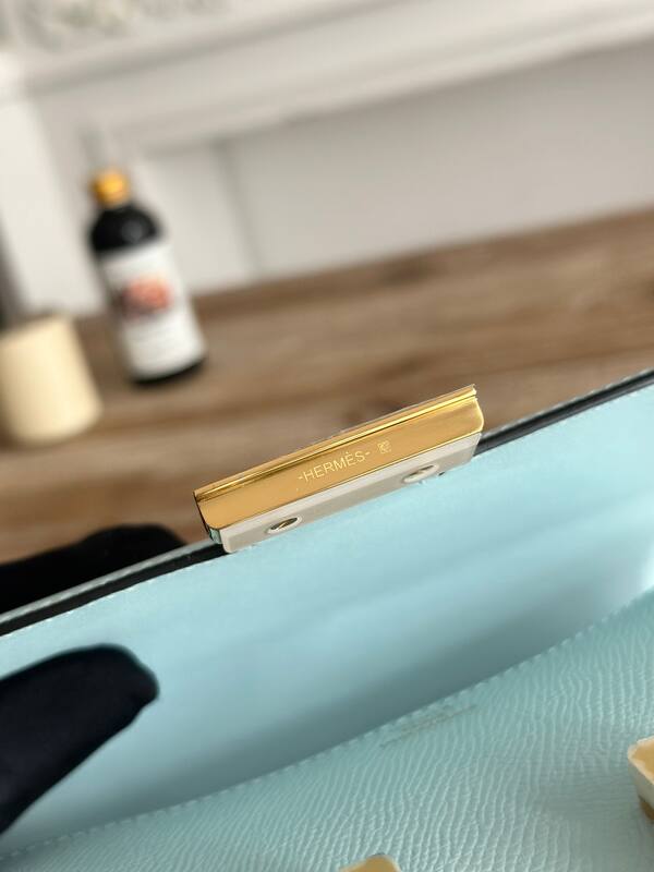 Hermes Constance Light blue crossbody — Top Quality Replica