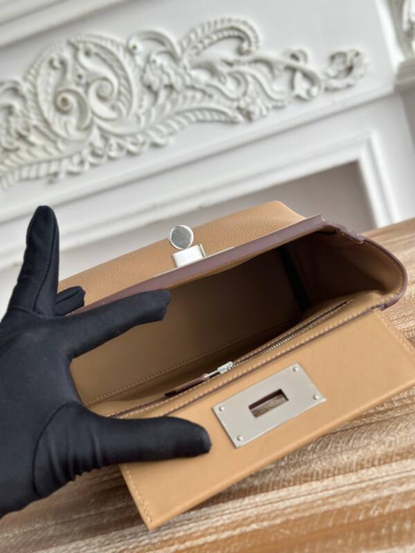 Hermes 2424 Tan mini top handle — Premium Replica