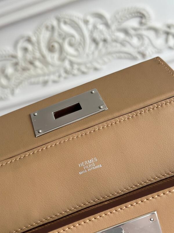 Hermes 2424 Tan mini top handle — Premium Replica