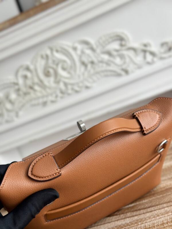 Hermes Kelly 2424 Brown mini everyday — Premium Replica