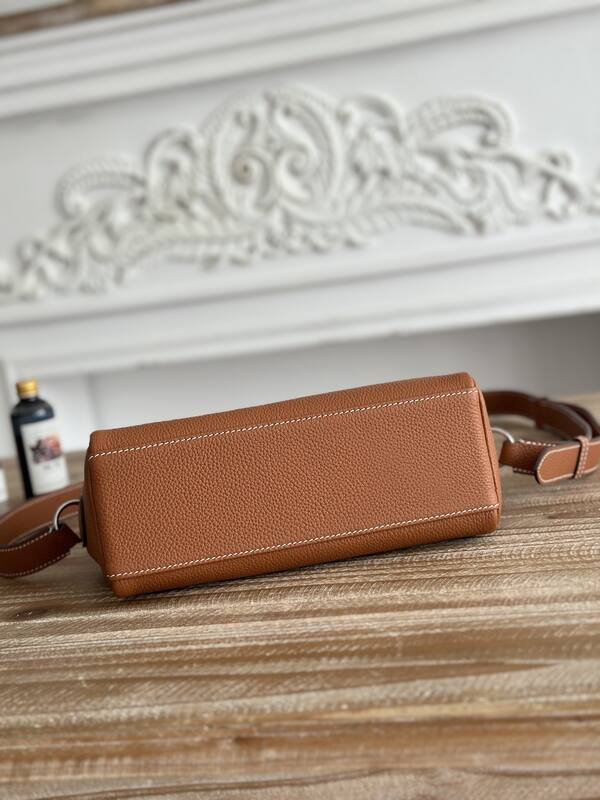 Hermes Kelly Messenger Gold Togo crossbody — 1:1 Replica